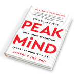 Book cover for peak mind by Amishi Jha PhD